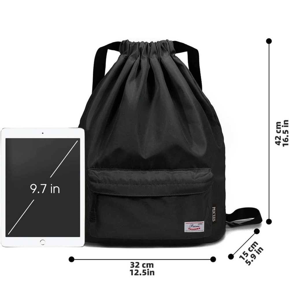 Waterproof Drawstring Bag Lightweight Sackpack Ba… - image 8